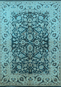 Oriental Light Blue Industrial Rug, urb3088lblu