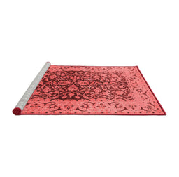 Industrial Red Washable Rugs