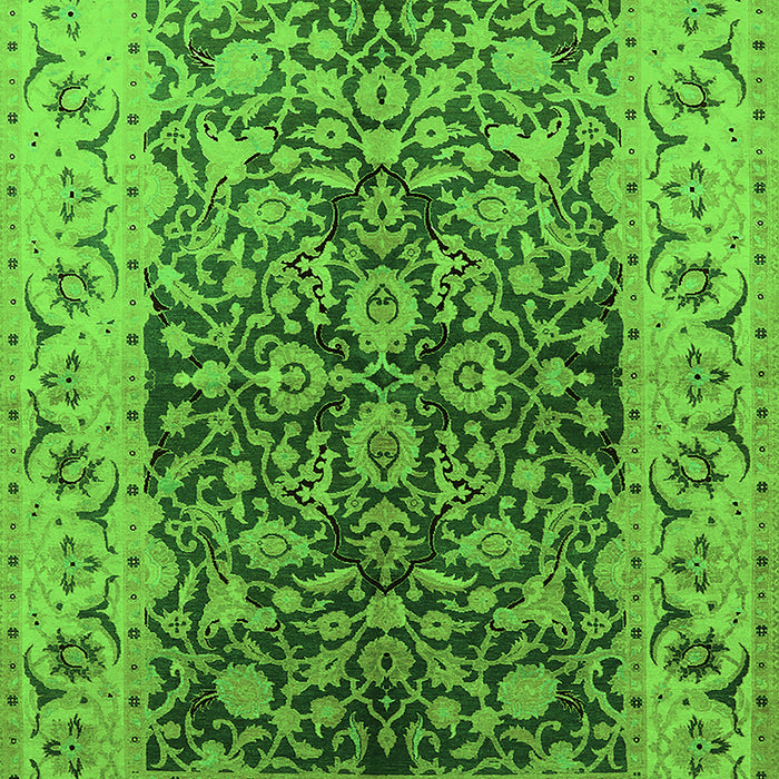 Oriental Green Industrial Rug, urb3088grn