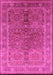 Oriental Pink Industrial Rug, urb3089pnk