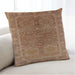 Lifestyle Image of Mid-Century Modern Urban Square Mahogany Brown Throw Pillow, 18 inch by 18 inch, pwurb3089