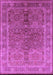 Machine Washable Oriental Purple Industrial Area Rugs, wshurb3089pur