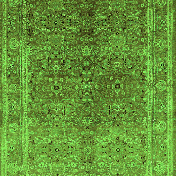 Oriental Green Industrial Rug, urb3089grn