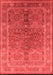 Oriental Red Industrial Area Rugs