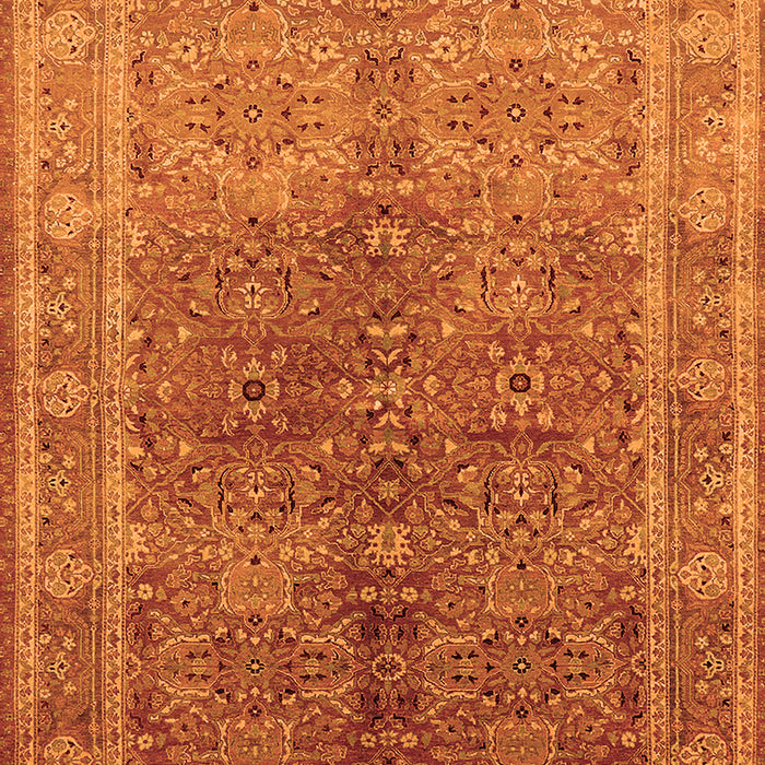 Oriental Orange Industrial Rug, urb3089org