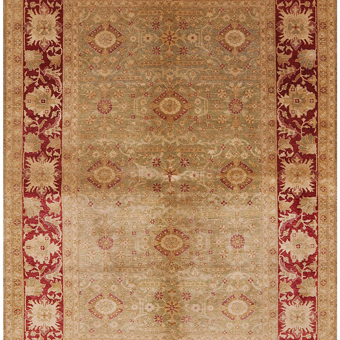 Mid-Century Modern Mahogany Brown Oriental Rug, urb3090