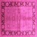 Square Oriental Pink Industrial Rug, urb3090pnk