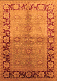 Oriental Orange Industrial Rug, urb3090org