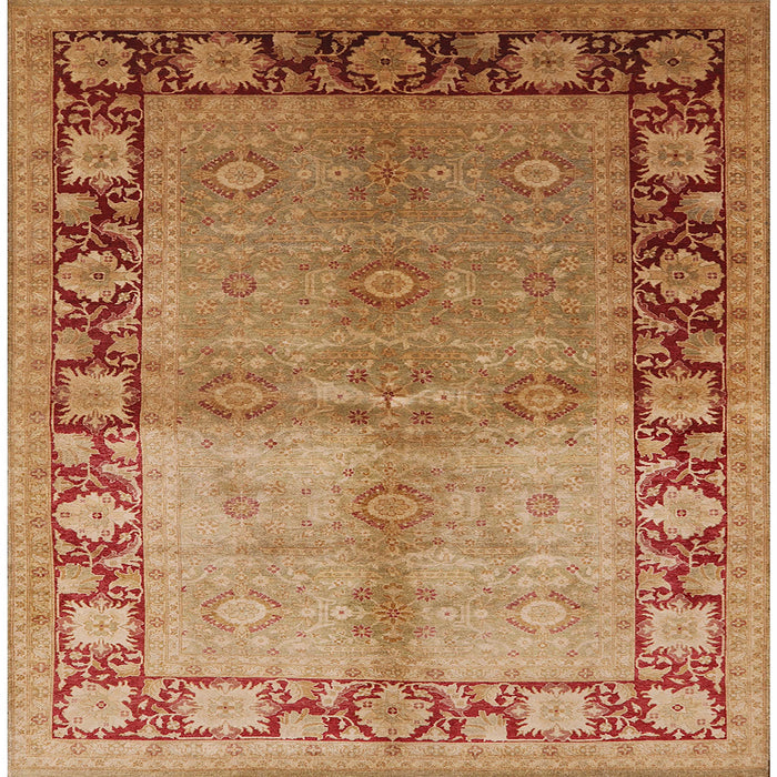 Square Machine Washable Industrial Modern Mahogany Brown Rug, wshurb3090