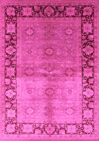 Oriental Pink Industrial Rug, urb3090pnk