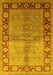 Oriental Yellow Industrial Rug, urb3090yw