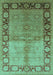 Oriental Turquoise Industrial Rug, urb3090turq