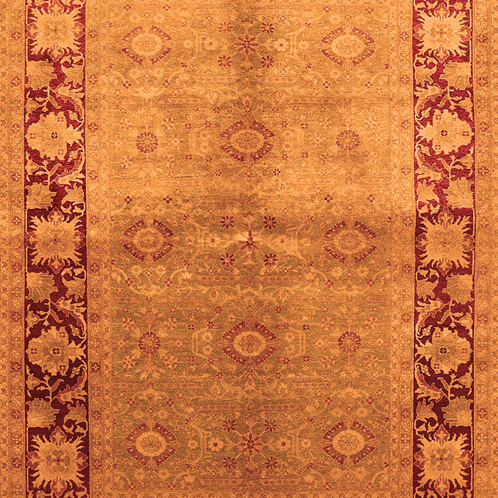 Machine Washable Oriental Orange Industrial Area Rugs, wshurb3090org