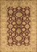 Machine Washable Oriental Brown Industrial Rug, wshurb3091brn