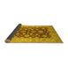 Sideview of Oriental Yellow Industrial Rug, urb3091yw