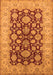 Oriental Orange Industrial Rug, urb3091org