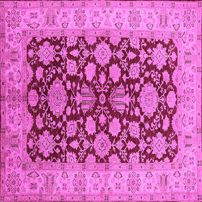 Square Oriental Pink Industrial Rug, urb3091pnk