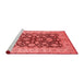 Industrial Red Washable Rugs