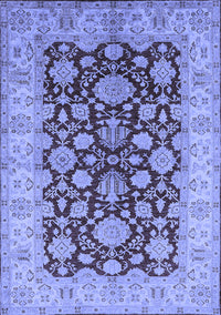 Oriental Blue Industrial Rug, urb3091blu