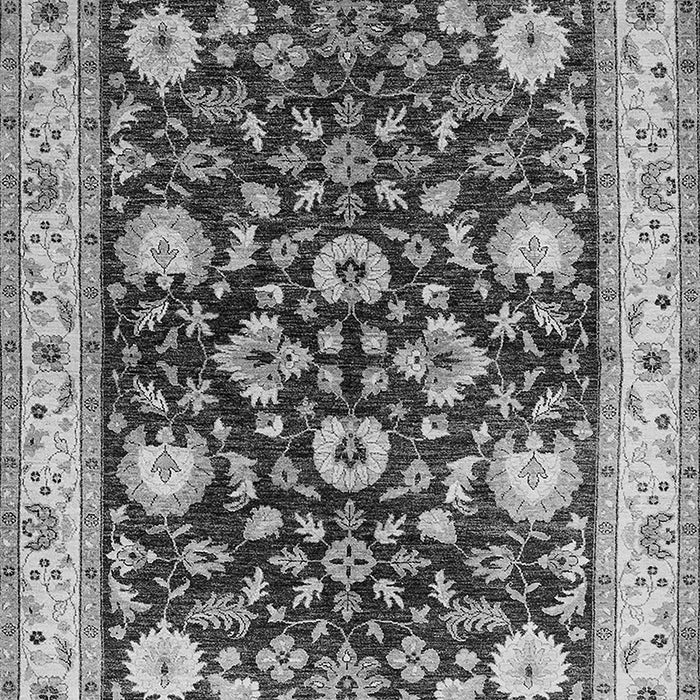 Machine Washable Oriental Gray Industrial Rug, wshurb3092gry