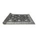 Sideview of Oriental Gray Industrial Rug, urb3092gry