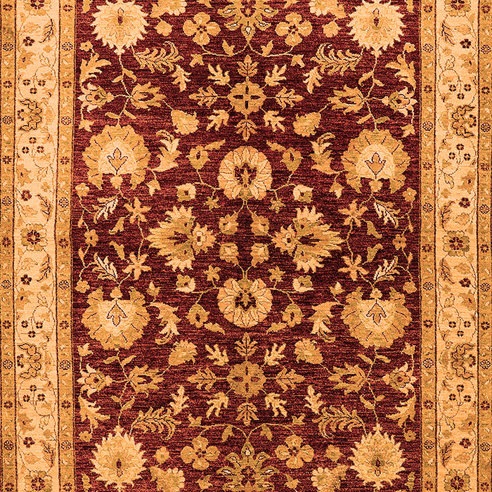 Oriental Orange Industrial Rug, urb3092org
