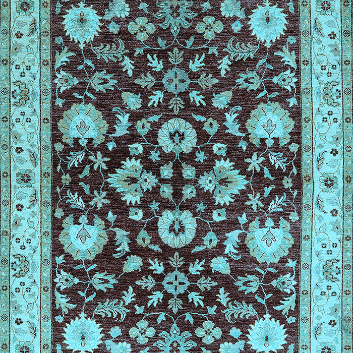 Oriental Light Blue Industrial Rug, urb3092lblu