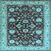 Square Oriental Light Blue Industrial Rug, urb3092lblu