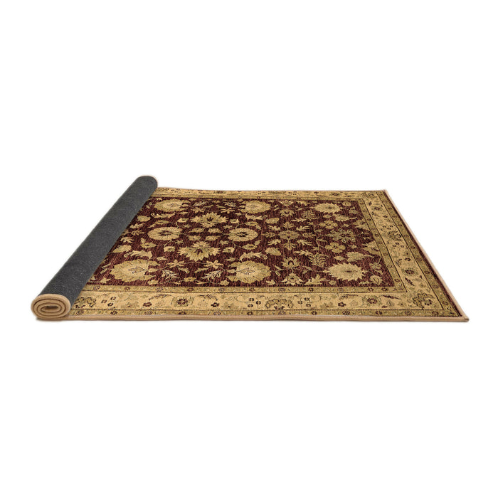Sideview of Oriental Brown Industrial Rug, urb3092brn