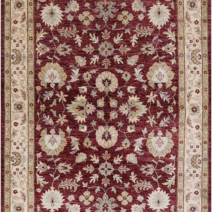 Machine Washable Industrial Modern Saffron Red Rug, wshurb3092