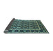 Sideview of Oriental Light Blue Industrial Rug, urb3093lblu