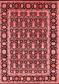 Oriental Red Industrial Rug, urb3093red