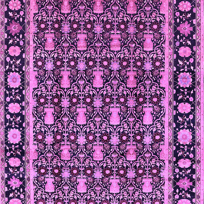 Machine Washable Oriental Purple Industrial Area Rugs, wshurb3093pur