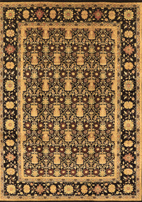 Oriental Brown Industrial Rug, urb3093brn