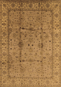 Oriental Brown Industrial Rug, urb3094brn