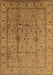 Oriental Brown Industrial Rug, urb3094brn