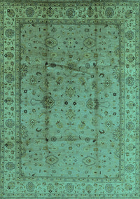 Oriental Turquoise Industrial Rug, urb3094turq