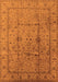 Oriental Orange Industrial Rug, urb3094org