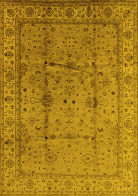 Oriental Yellow Industrial Rug, urb3094yw