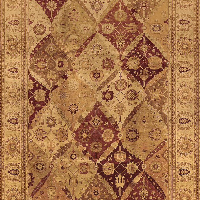 Oriental Brown Industrial Rug, urb3095brn
