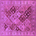 Square Oriental Purple Industrial Rug, urb3095pur