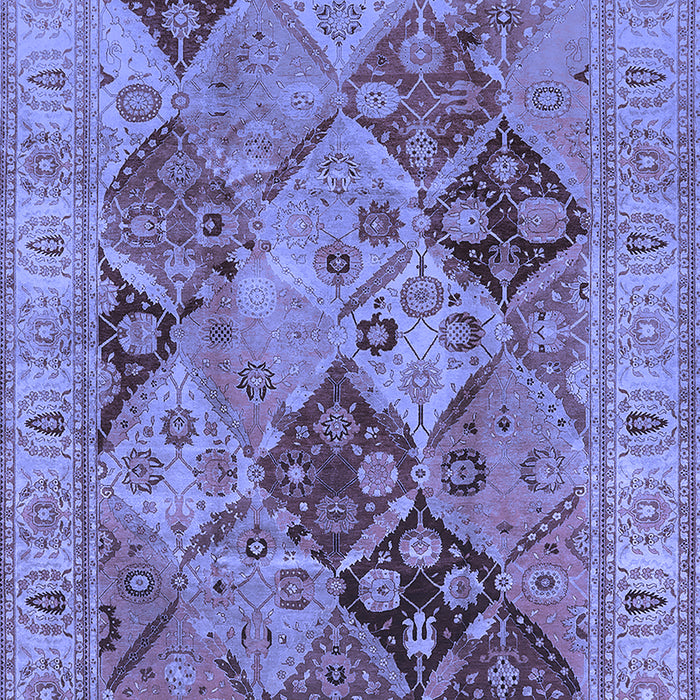 Oriental Blue Industrial Rug, urb3095blu