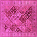 Square Oriental Pink Industrial Rug, urb3095pnk