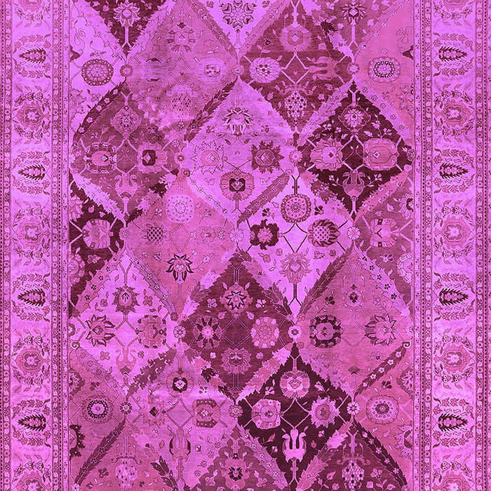 Machine Washable Oriental Purple Industrial Area Rugs, wshurb3095pur