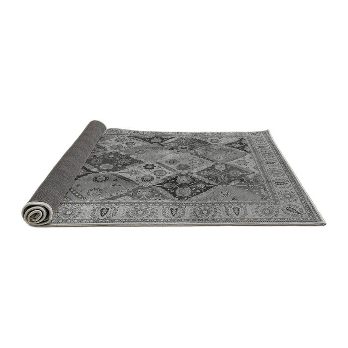 Sideview of Oriental Gray Industrial Rug, urb3095gry
