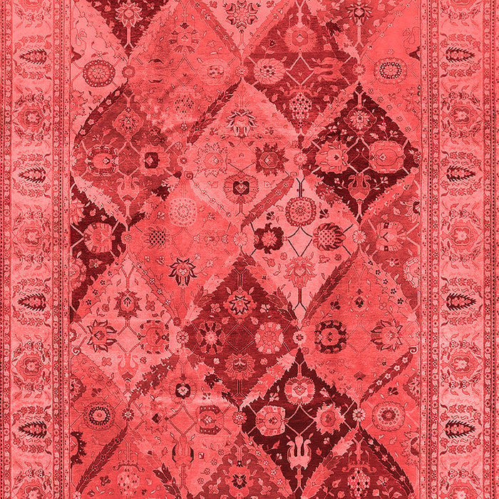 Oriental Red Industrial Area Rugs