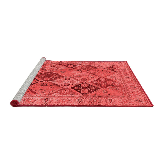 Industrial Red Washable Rugs