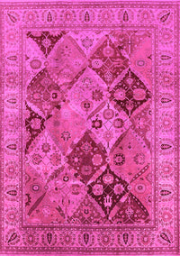 Oriental Pink Industrial Rug, urb3095pnk