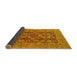 Sideview of Oriental Yellow Industrial Rug, urb3096yw