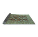 Sideview of Oriental Light Blue Industrial Rug, urb3096lblu